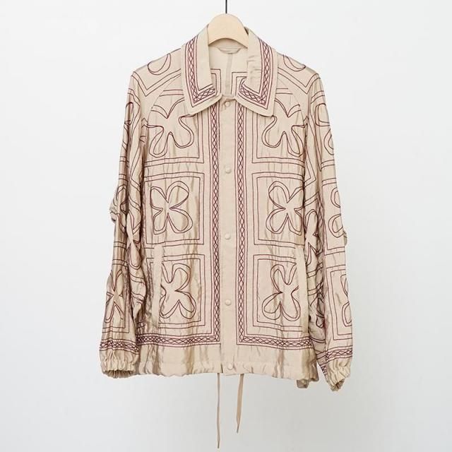 10/11()19:00䳫ϡۡ2025 A/WۡCURRENTAGE ơEMBROIDERY SHIRTS BEIGE