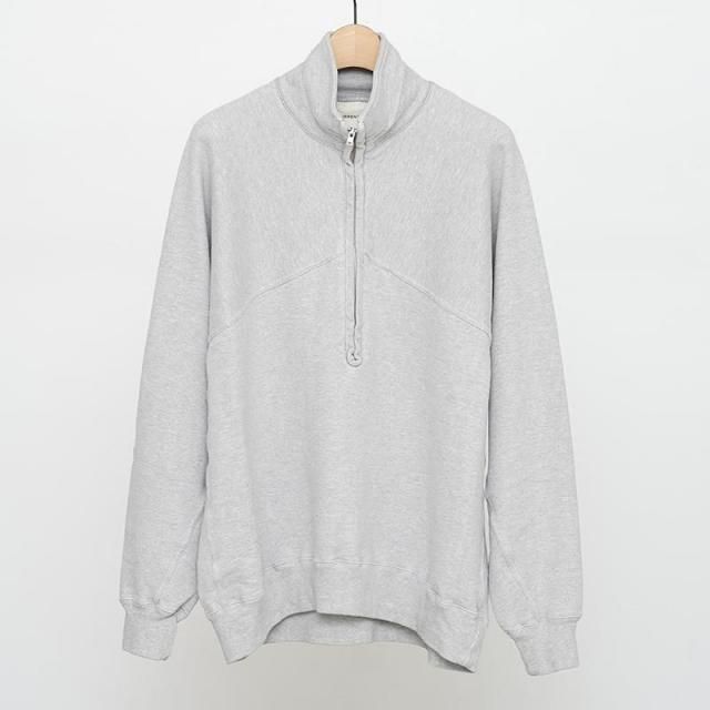 10/11()19:00䳫ϡۡ2025 A/WۡCURRENTAGE ơHALF ZIP SWEAT GRAY