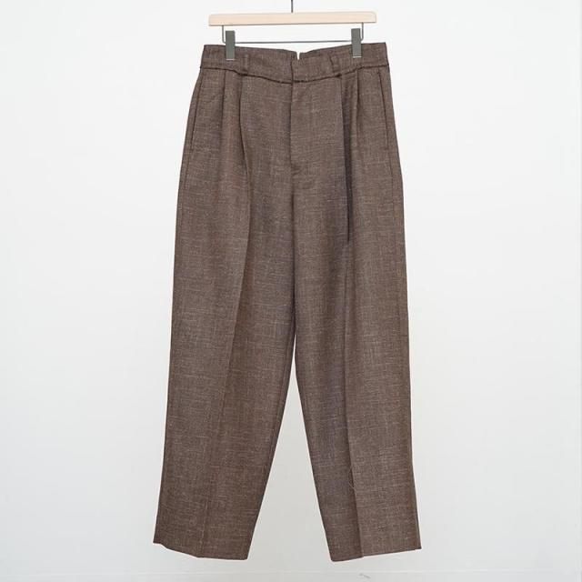 10/11()19:00䳫ϡۡ2025 A/WۡCURRENTAGE ơTWEED SLACKS BROWN
