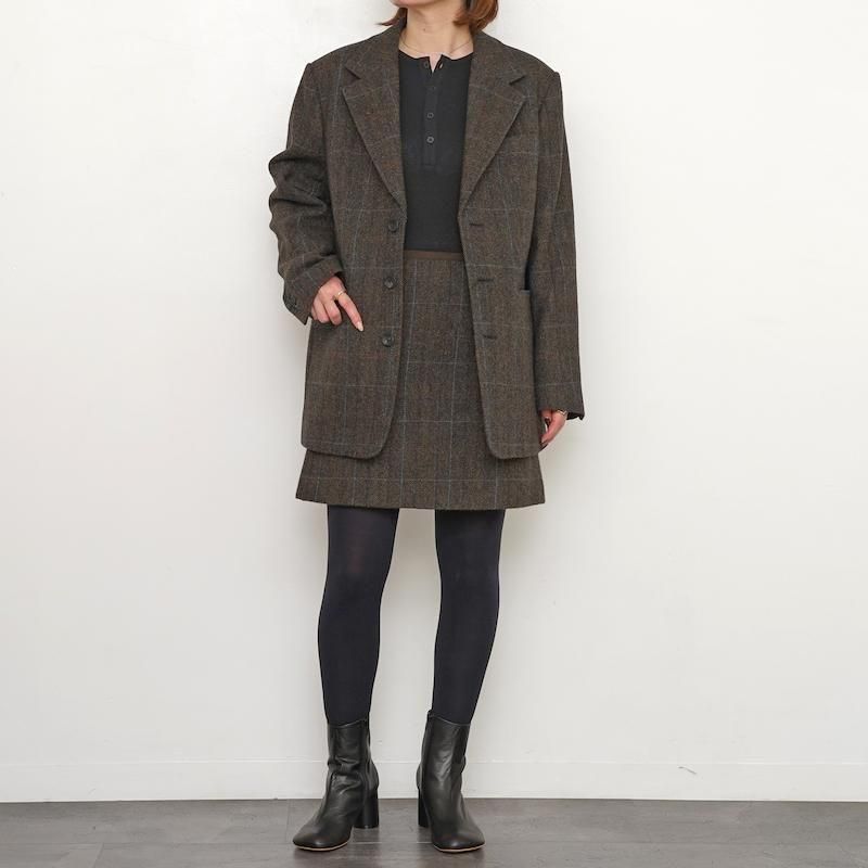 THE SHINZONE 2025A/WモデルWOOL JACKET ブラウン ラスト1点】【2025 A/W】【THE SHINZONE / ザ シンゾーン】WOOL
