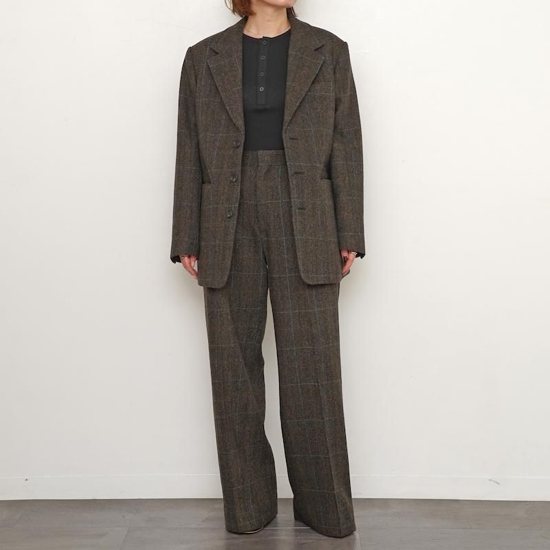 THE SHINZONE 2025A/WモデルWOOL JACKET ブラウン ラスト1点】【2025 A/W】【THE SHINZONE / ザ シンゾーン】WOOL