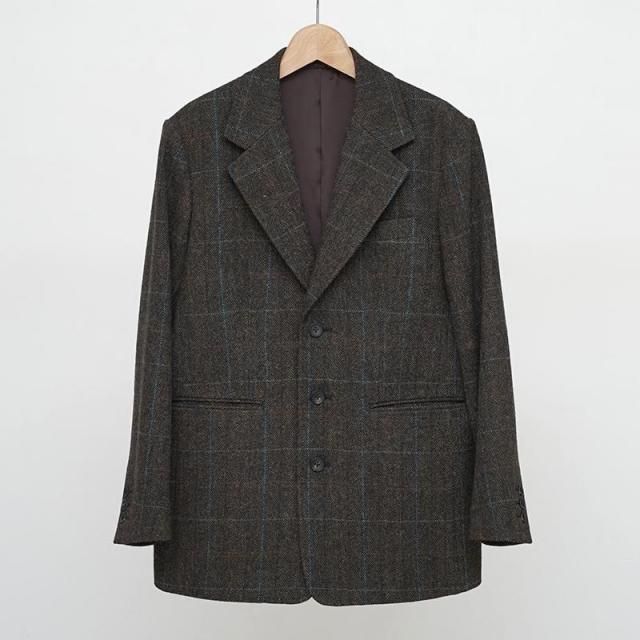 9/19()19:00䳫ϡۡ2025 A/WۡTHE SHINZONE /  󥾡WOOL SINGLE BREASTED JACKET BROWN
