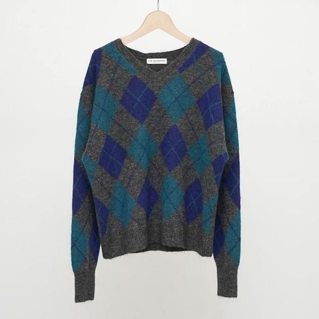 10/24()19:00䳫ϡۡ2025 A/WۡTHE SHINZONE /  󥾡ARGYLE KNIT PULLOVER C.GRAY