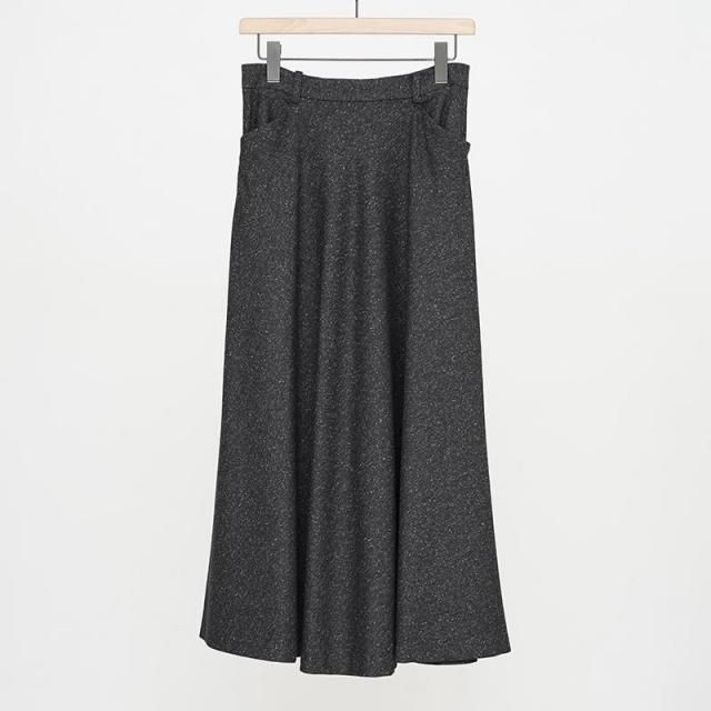 11/21()19:00䳫ϡۡ2025 A/WۡTHE SHINZONE /  󥾡HERRINGBONE FLARE SKIRT GRAY