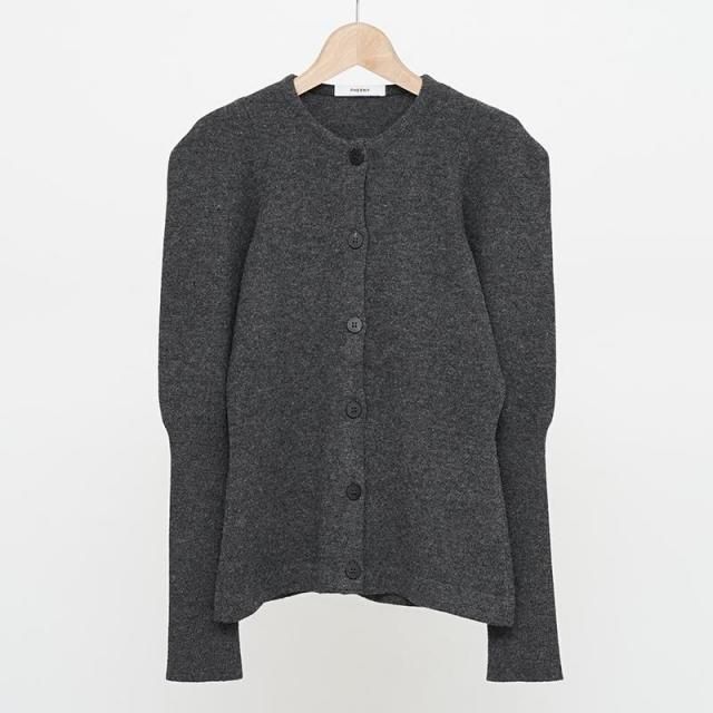 9/27()19:00䳫ϡۡ2025 A/WۡPHEENY / եˡExtra fine lambs cardigan GRAY