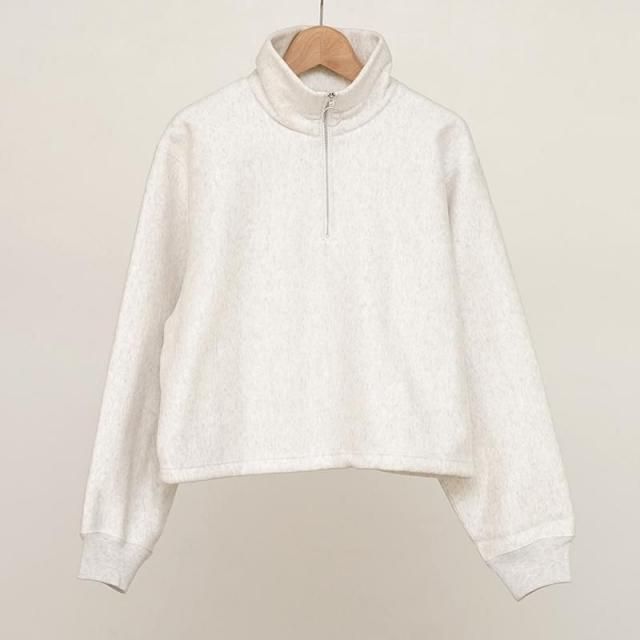 10/10١ۡ8/23()19:00䳫ϡۡ2025 A/WۡPHEENY / եˡAthletic fleece half zip P/O short GRAY