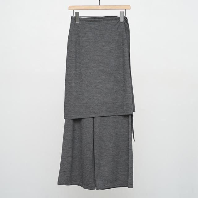 pheeny スカート PHEENY/COTTON NYLON DUMP MILITARY SKIRT(WHITE)