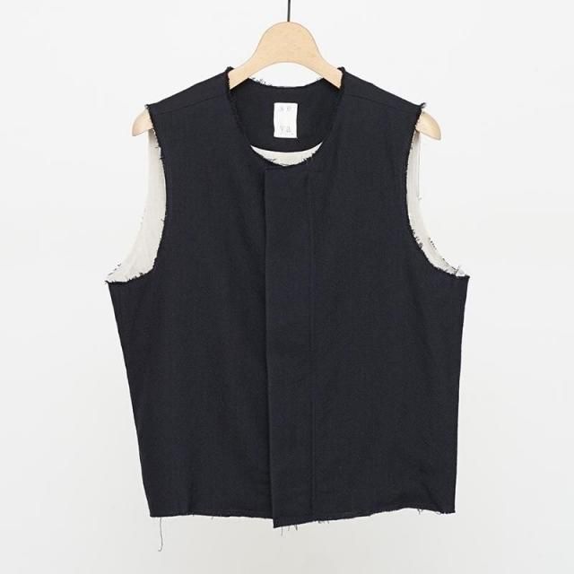 10/19()19:00䳫ϡۡ2025 A/Wۡseya. RAYMOND HERRINGBONE VEST MID NIGHT