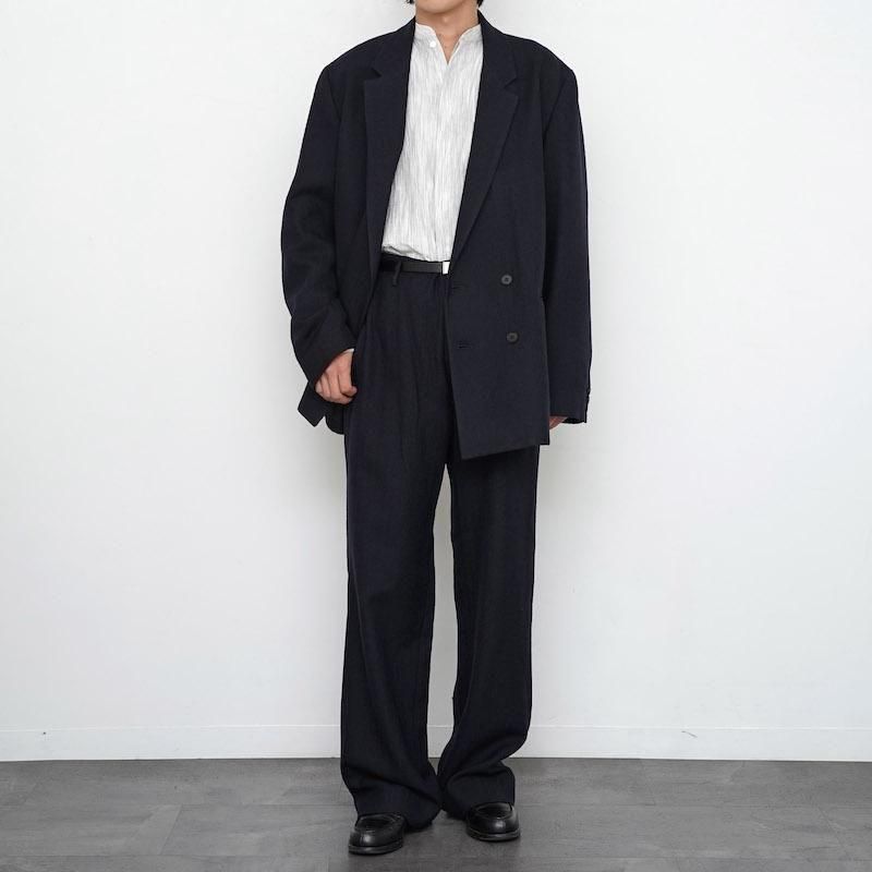 【新品タグ付き】定価22万円seya セヤ　セットアップ　ジャケット　パンツ 10/19(日)19:00販売開始】【2025 A/W】【seya. セヤ】SEYA. TAILORED W