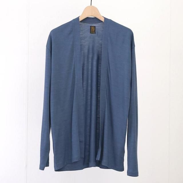 BATONERХȥʡ󥺡SUMMER WOOL CARDIGAN BLUE