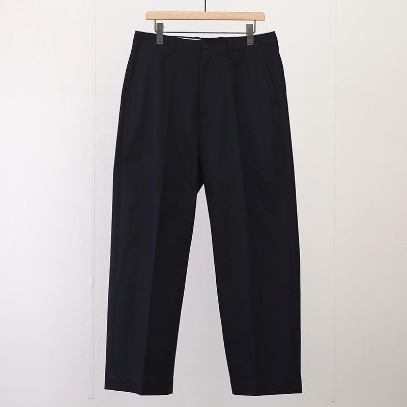 2025 A/W】【UNIVERSAL PRODUCTS】NO TUCK CHINO TROUSERS NAVY