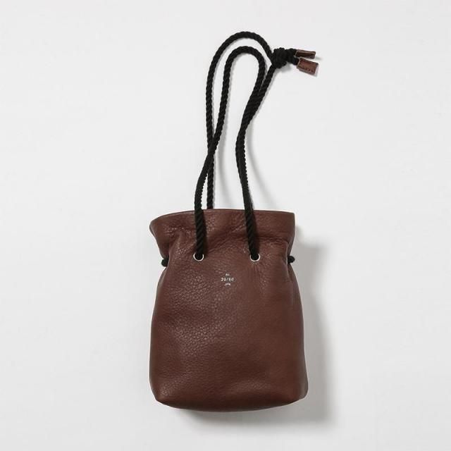 20/80 ȥƥƥSHRINK LEATHER SQUARE GASSAI BAG BR