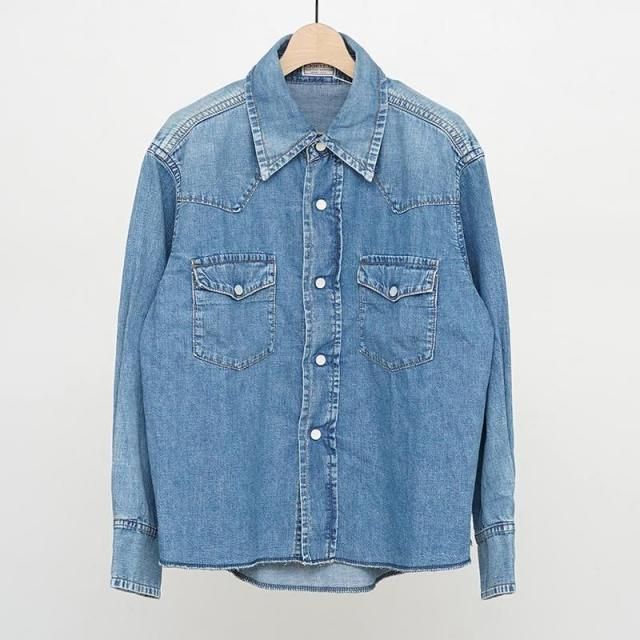 10/15()19:00䳫ϡۡ2025 A/WۡKOOKY ZOO  DENIM WASTERN SHIRT INDIGO