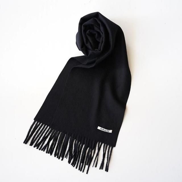 11/15()19:00䳫ϡۡ2025 A/WۡAURALEE ꡼BABY CASHMERE LONG STOLE TOP BLACK