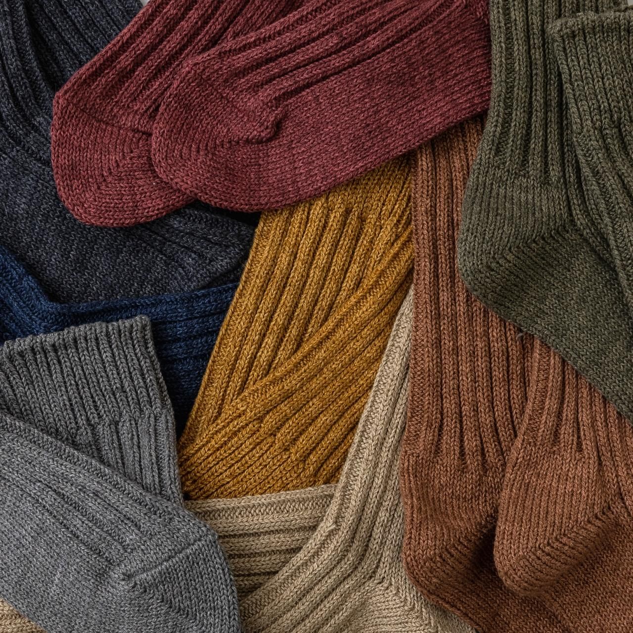 RE LOOP】RECYCLE COTTON SPECKDYEリブハイクルー - 奈良の靴下- SOUKI SOCKS ONLINE-創喜 RE LOOP】RECYCLE COTTON SPECKDYEリブハイクルー - 奈良の靴下- SOUKI SOCKS ONLINE-創喜