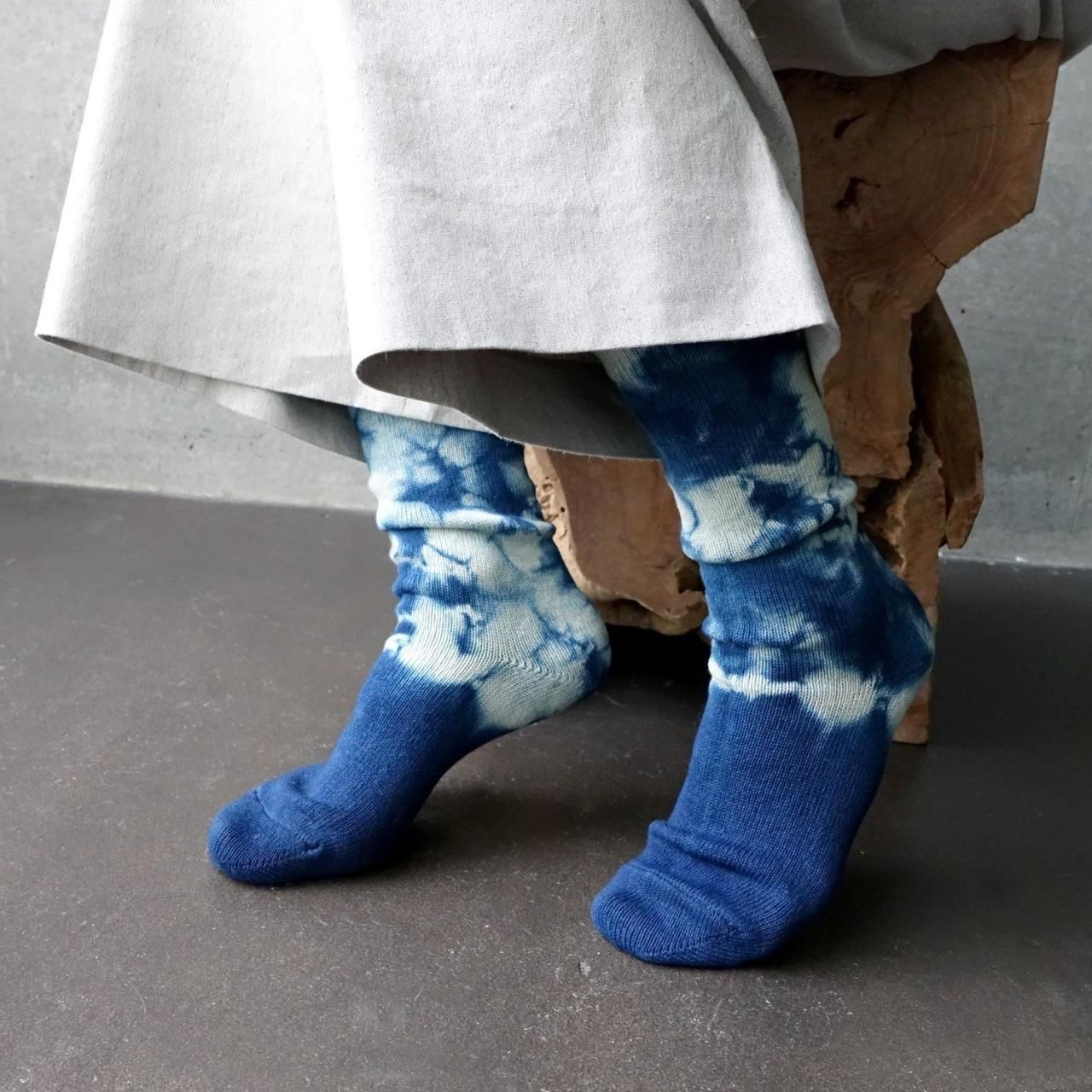 天然藍染ソックス | aiamu - 【奈良の靴下】 - SOUKI SOCKS ONLINE-創喜