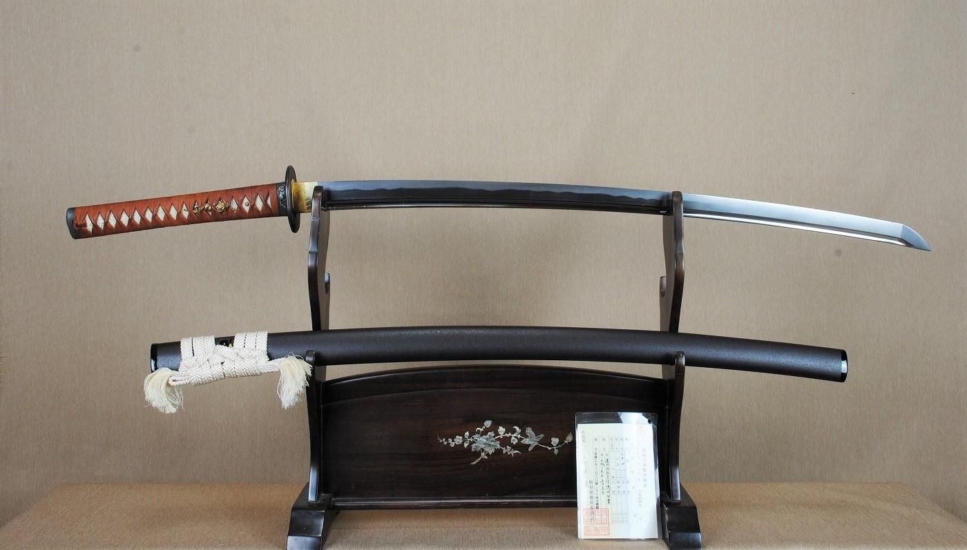 偲同田貫】「濃州住弘宗作偲同田貫」 75.4㎝ 、鑑賞に・高級居合 偲同田貫】「濃州住弘宗作偲同田貫」 75.4㎝ 、鑑賞に・高級居合