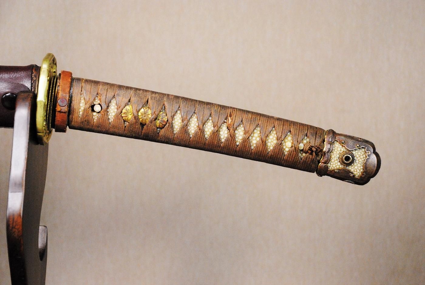 軍刀拵 革巻き軍刀拵