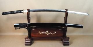 中古 模造刀 3本セット 日本刀 金属製 黒鞘 赤鞘 100cm 105cm