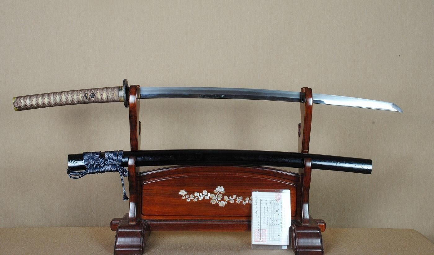 斬れ味良し・在銘、年紀貴重】「長州萩住二王清忠」67.0cm 斬れ味良し・在銘、年紀貴重】「長州萩住二王清忠」67.0cm