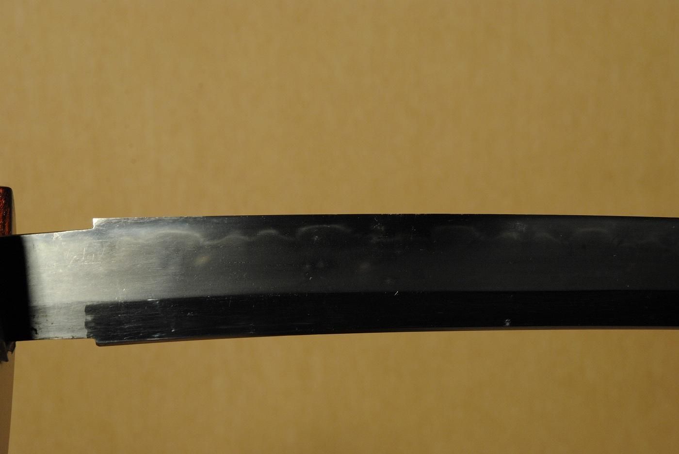 長さ短く、珍しい軍刀身】「兼宗」 45.8.0cm 、鑑賞に・居合・試