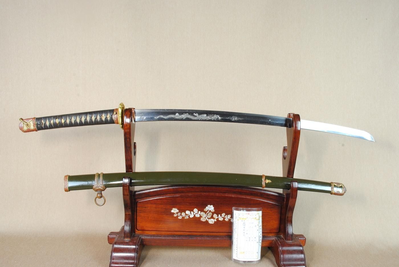 軍刀入門に】「渡部兼忠」66.2cm 、歴史の資料として・拵を付け 軍刀入門に】「渡部兼忠」66.2cm 、歴史の資料として・拵を付け