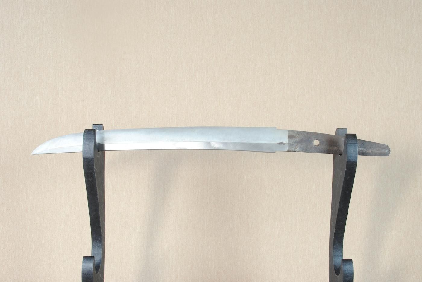 値下げ美しい本歌の刀拵えです。　大変良い金具のものです とにかく日本刀の欲しい方に】「無銘」25.3cm！！！