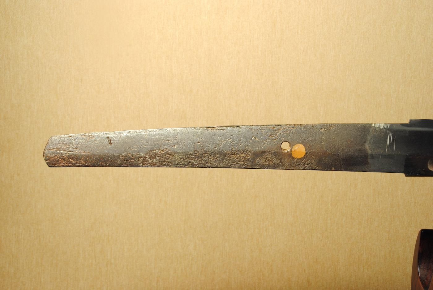 江戸　十手　在銘　貴重　R75-2 長寸・樋有り・豪刀】「無銘」75.2cm 、鑑賞に・居合・試斬刀