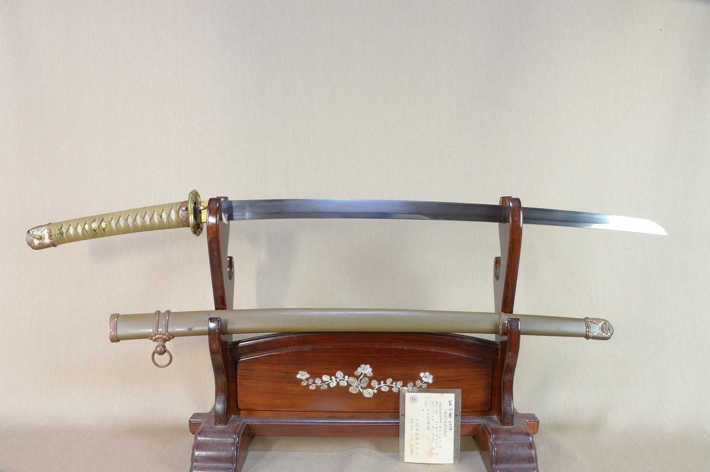 程度の良い、98式初期型軍刀】「無銘」 67.9cm 、鑑賞・歴史の