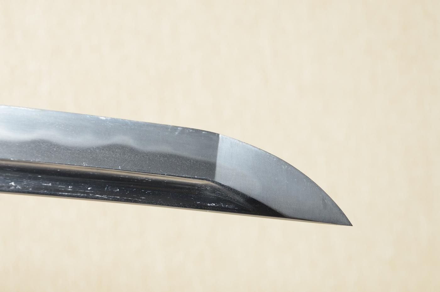 健全な現代刀、長寸・樋鳴り良し】「一貫斉源友宏」 74.5cm