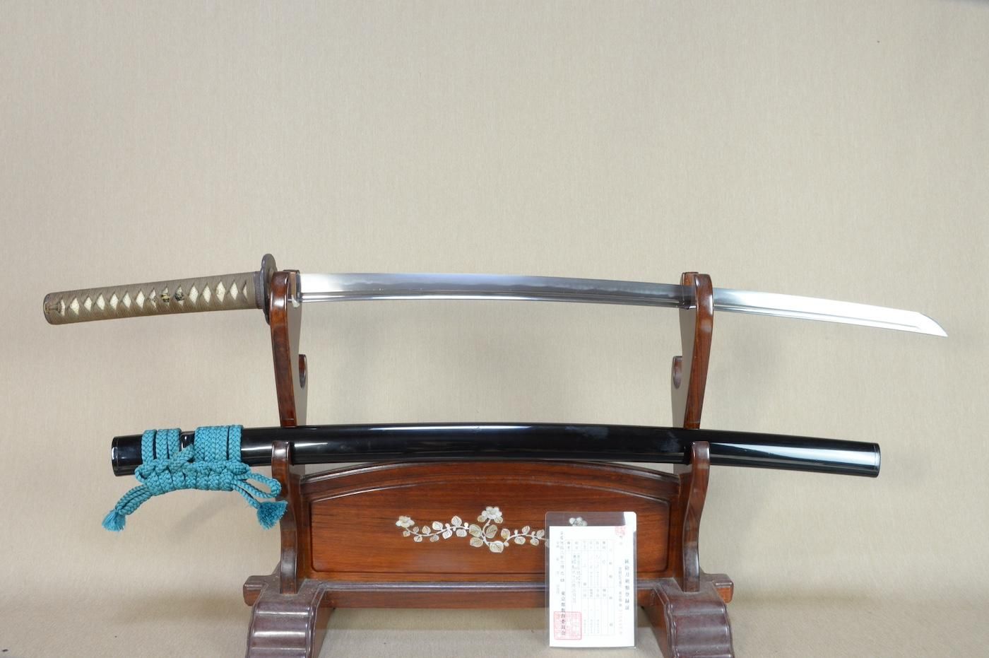 健全な現代刀、超軽量・樋鳴り良し】「白石住昭守」 71.3cm