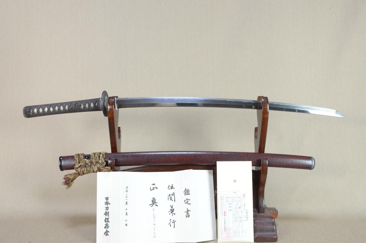 大名登録で、美しく、斬れ味抜群】「大摺り上げ無銘」関兼行 大名登録で、美しく、斬れ味抜群】「大摺り上げ無銘」関兼行
