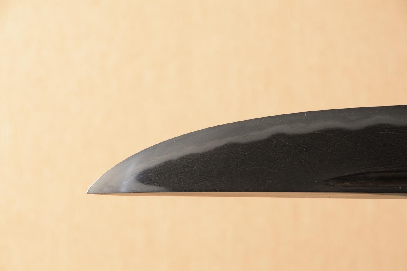 凛として、寸延び短刀】「無銘」30.6cm 、鑑賞に・拵を付け居合の前