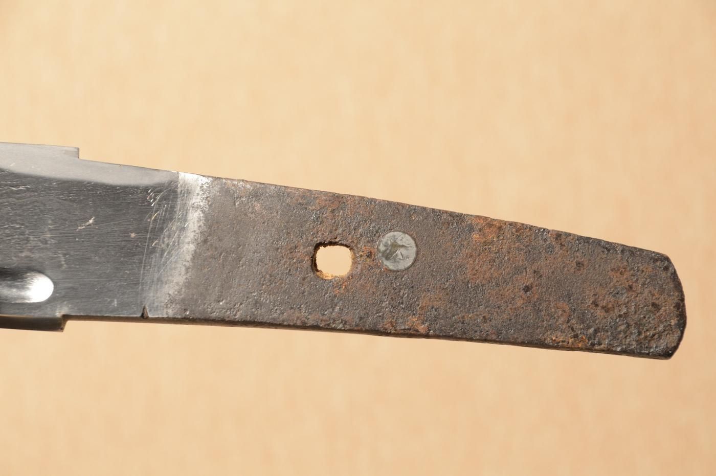 凛として、寸延び短刀】「無銘」30.6cm 、鑑賞に・拵を付け居合の前