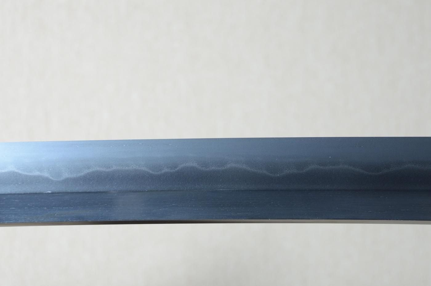 現代刀、備前伝の一振】「山上昭久」76.0cm 、鑑賞に・拵を付け居合