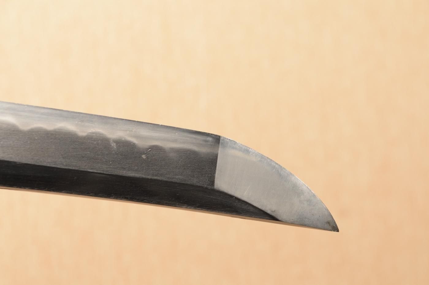 孫六兼元を連想させる刃文の一振】豪刀「義治」65.3cm 、居合 孫六兼元を連想させる刃文の一振】豪刀「義治」65.3cm 、居合