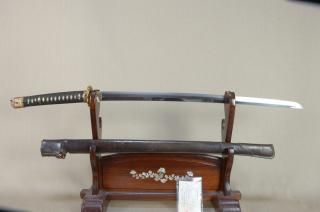 朱武者様好み　美術居合刀　濃州関住　兼氏　72cm　1053ｇ　（模擬刀） 朱武者様好み 美術居合刀 濃州関住 兼氏 72cm 1053g （模擬
