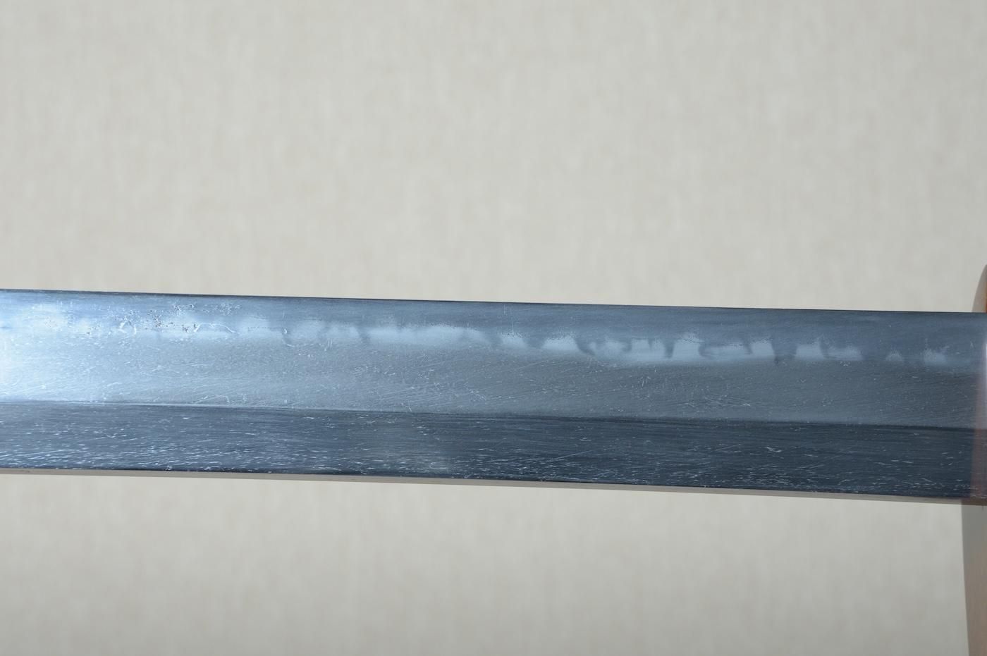 長寸で重ね厚い幕末勤王刀】「無銘」78.3.cm 、鑑賞に・拵を付け居合