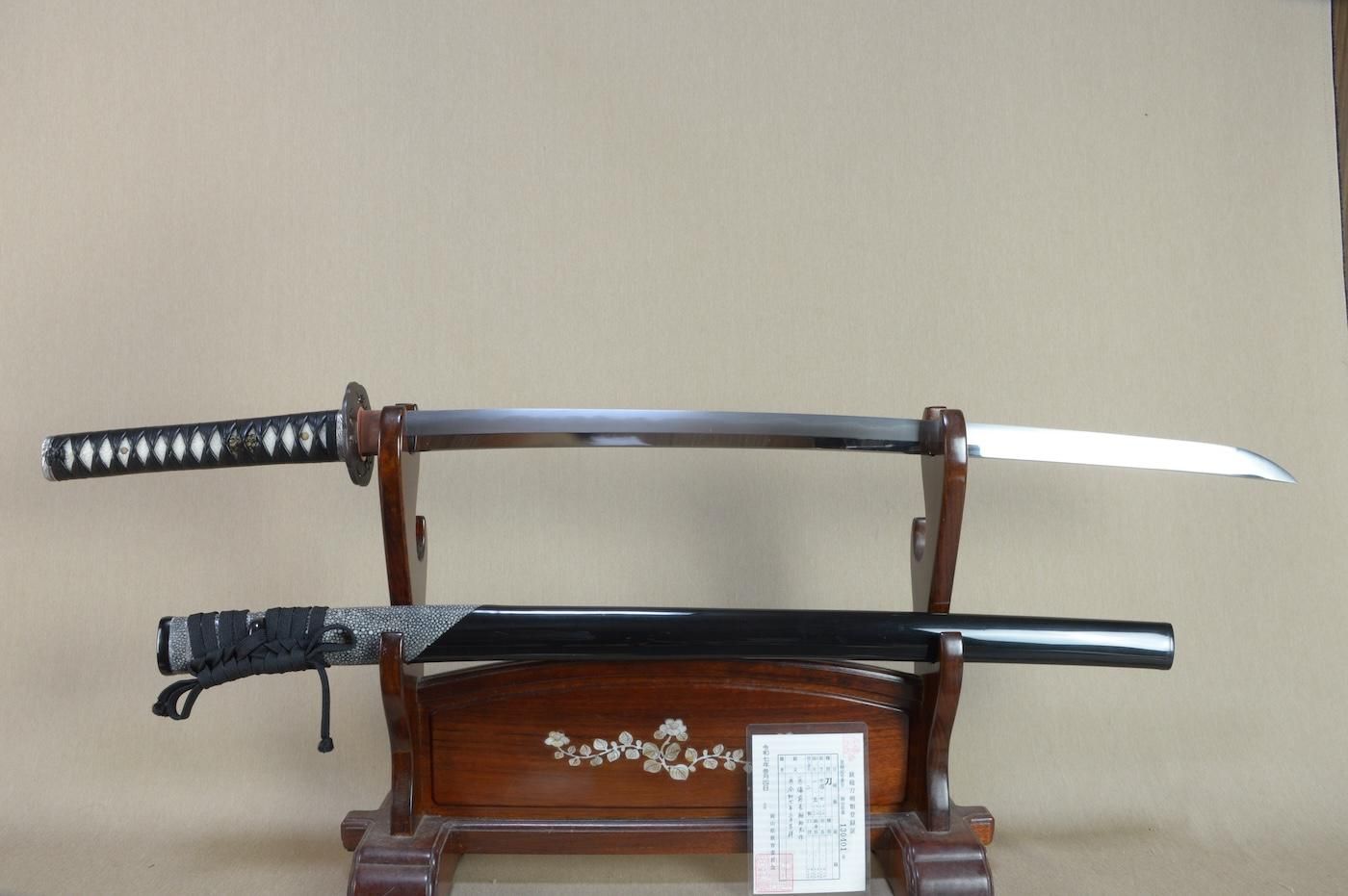 新作現代刀】豪刀「備前長船助光」74.7cm 、鑑賞に・居合・試斬