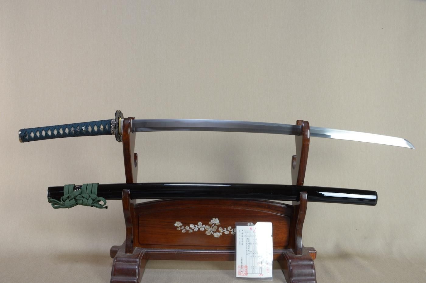 【チタンめっき版】古兵器 刀装具 日本刀　模造刀 居合刀 武士道 鑑賞用 美術刀 チタンめっき版】古兵器 刀装具 日本刀 模造刀 居合刀 武士道 鑑賞用