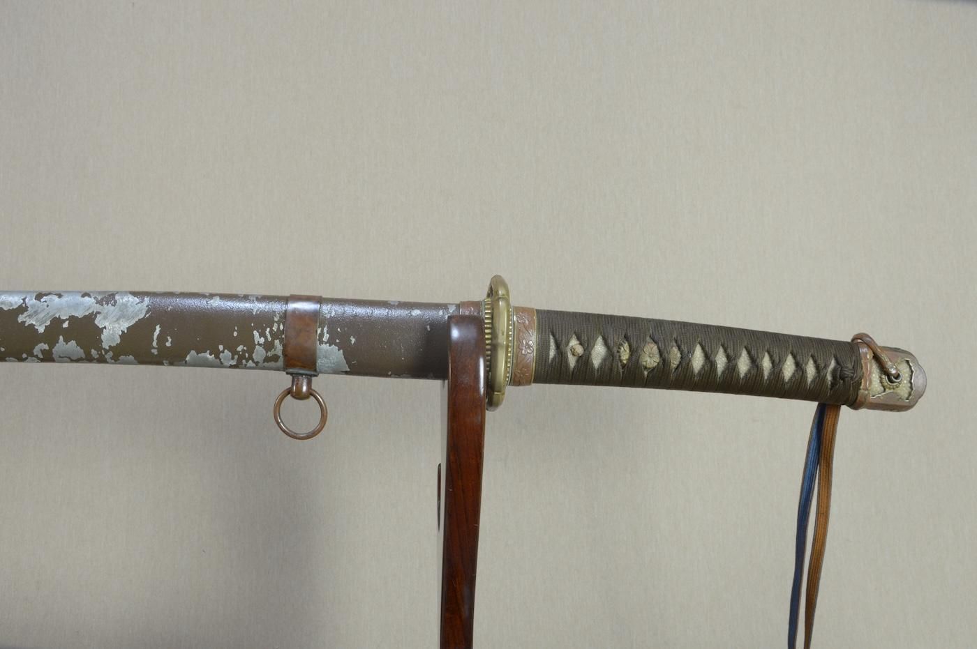 昭和13年、皇紀2598年）制定。九八式軍刀。】「永田祐則」64.5cm