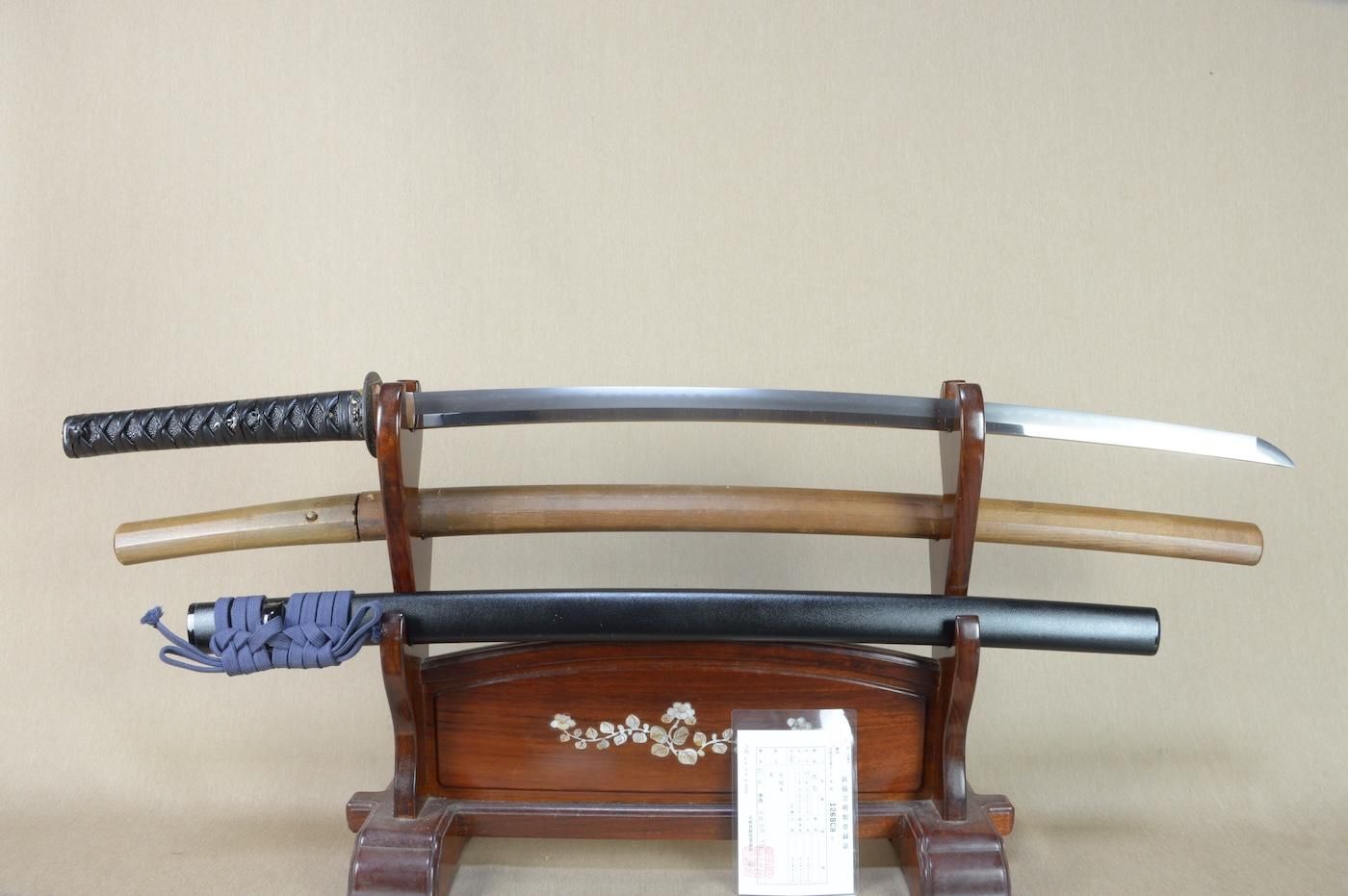 古い剣 研ぎ上がり・斬れ味保証、拵新調の古刀】「祐光」69.8cm 、鑑賞