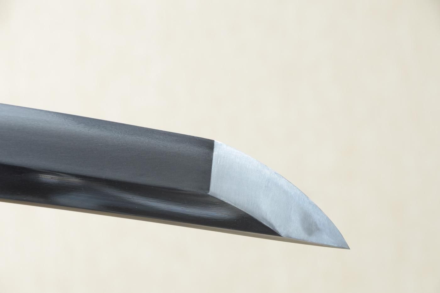 鐔、無銘、上下雲文に左右筋違い透かし 無銘金山鐔「山道文透かし」鐔