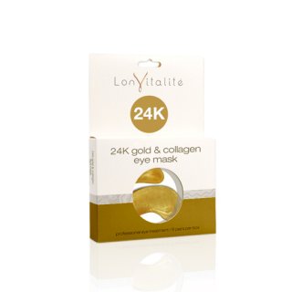 ☆≪販売終了≫Cherry Blooms Lonvitalite 24K Gold & Collagen Eye Masks (6 pk)　チェリーブルームス 24金＆ゴールドアイマスク