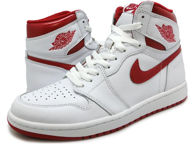 NIKE AIR JORDAN 1 RETRO HIGH OG WHITE/VARSITY REDナイキ エア