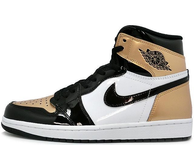 gold white air jordan 1
