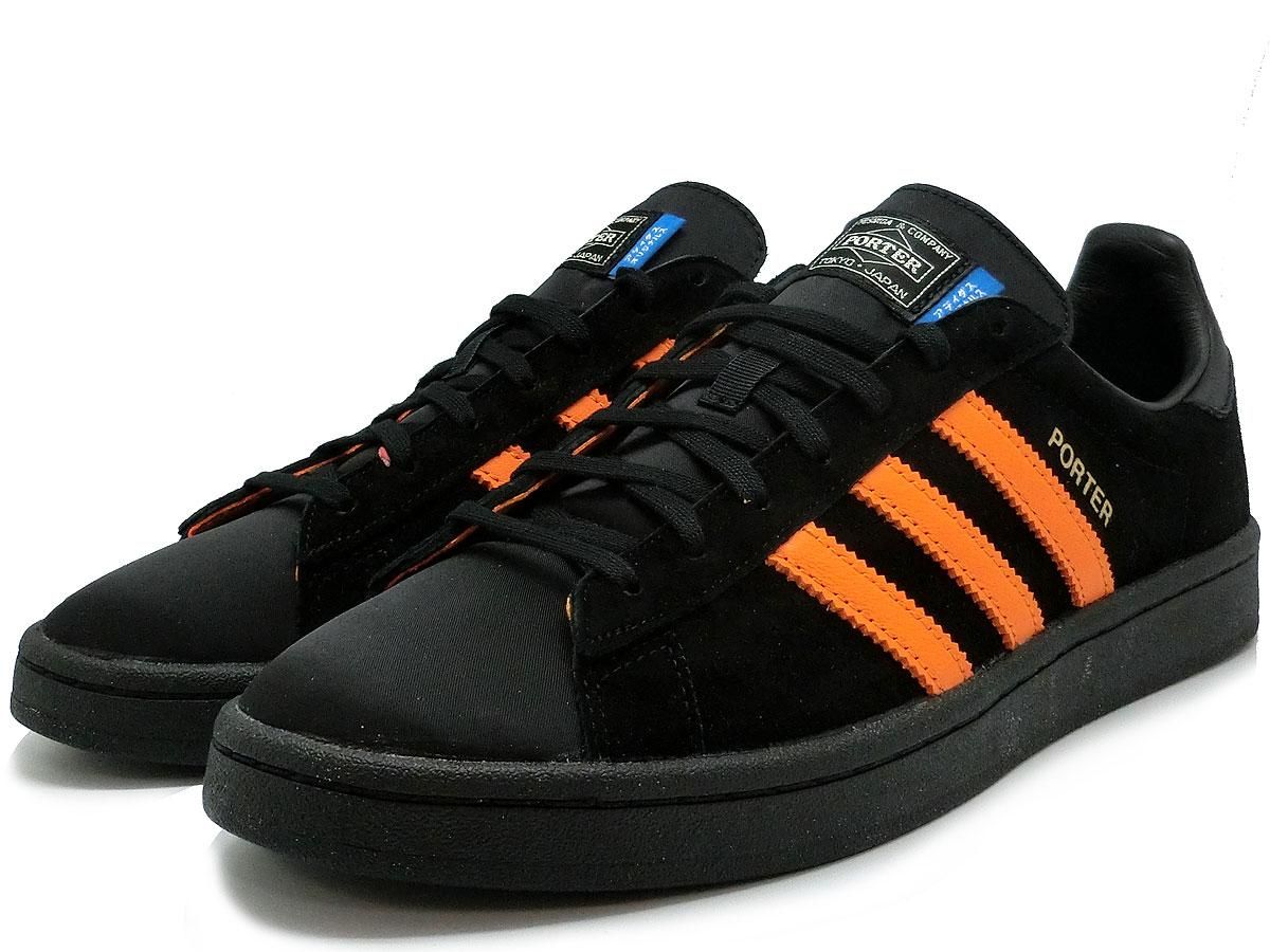 adidas campus black orange