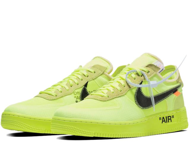 NIKE x OFF-WHITE AIR FORCE 1 LOW THE TEN 2018 VOLTナイキ オフホワイト エア フォースワン ロー  ヴォルト - PASSOVER TOKYO
