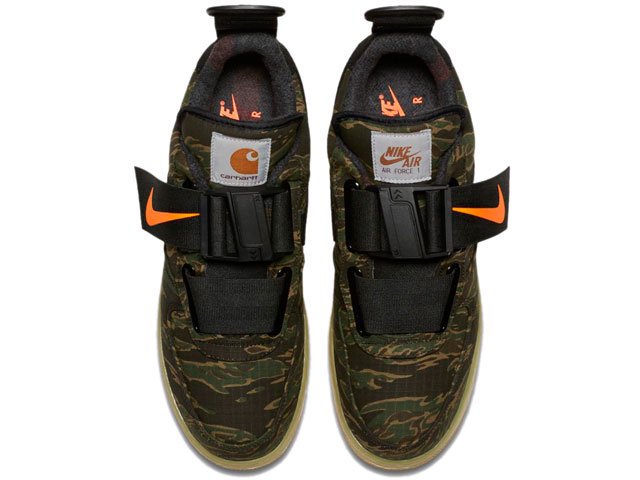 NIKE x CARHARTT WIP AIR FORCE 1 UTILITY LOW PRM WIP TIGER CAMO - PASSOVER  TOKYO
