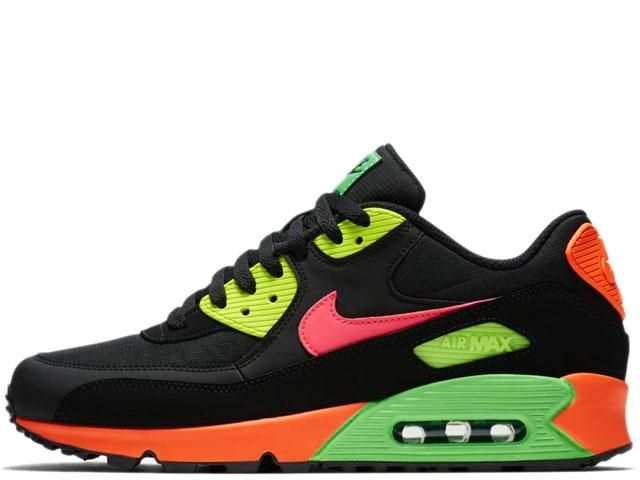 NIKE AIR MAX 90 NEON BLACK/RACER PINK/HYPER CRIMSON ナイキ エアマックス ブラック レーサーピンク  ハイパークリムゾン - PASSOVER TOKYO